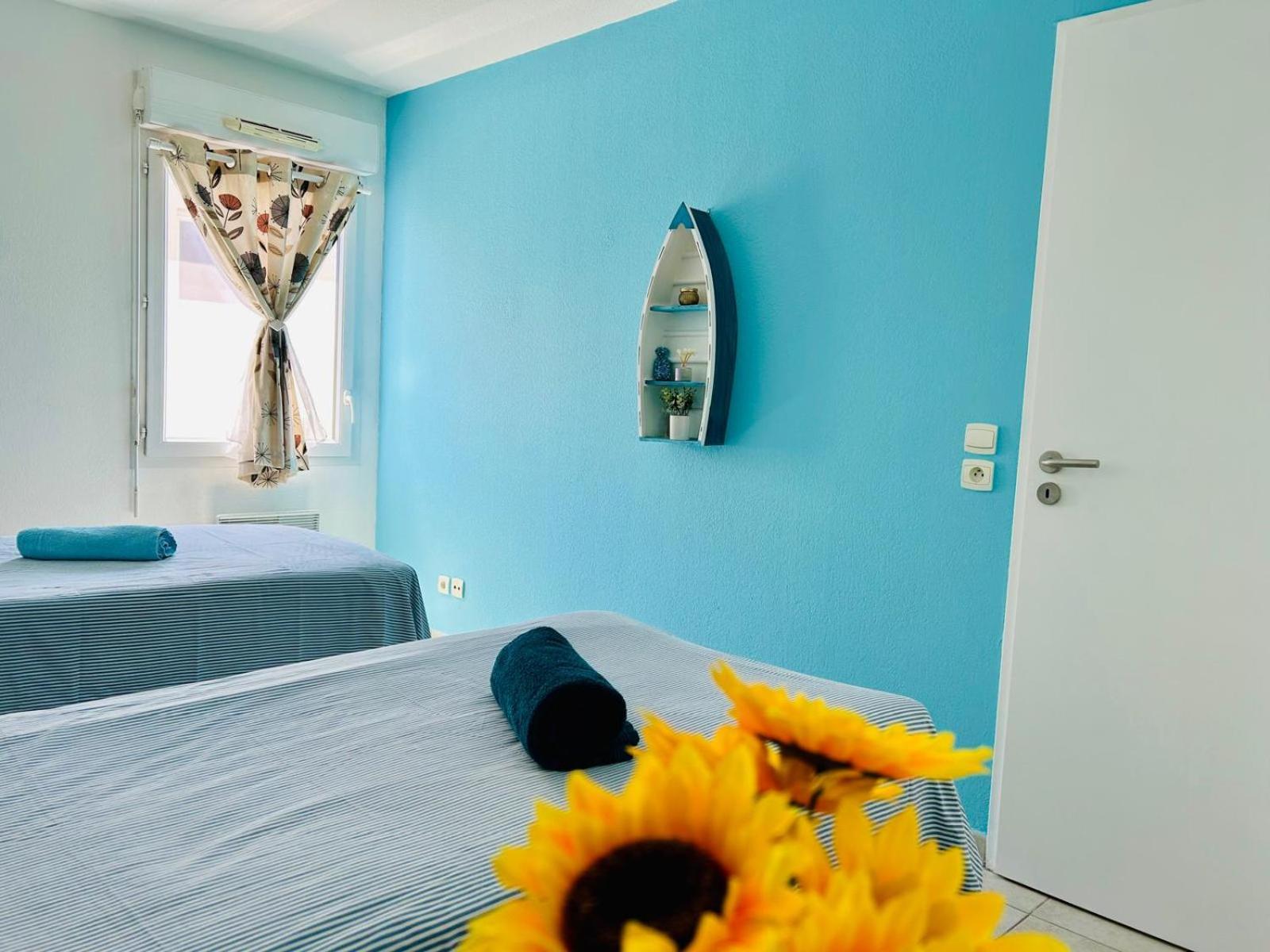 Nautilus Joli T3 Appartement Terrasse Climatisation Sète Extérieur photo
